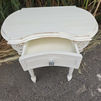 Mesita vintage Blanca Shabby Chic 8 1000605158