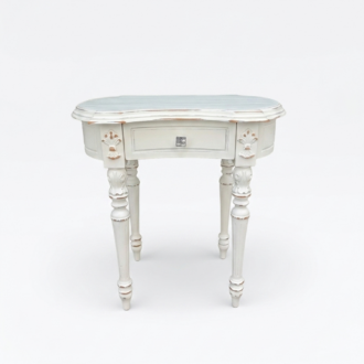 Mesita vintage Blanca Shabby Chic