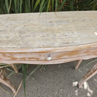 Consola Shabby Chic Blanco y Oro 6 1000605383