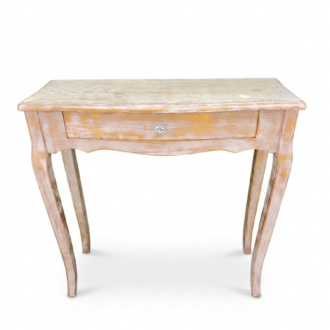 Consola Shabby Chic Blanco y Oro