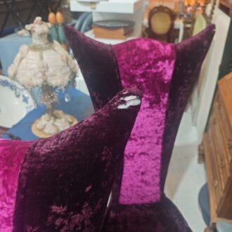 Pareja de sillones respaldo Alto Lucky de Bretz | Diseño Icónico Alemán Velvet Pop Artacto/ TELA A RETAPIZAR 10 1000608149
