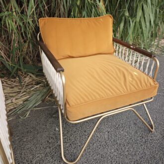 Sillónes Croisette by Honoré en terciopelo camel 7 1000620128 1