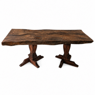 Rustic solid wood dining table Samanea Saman ( rain tree )