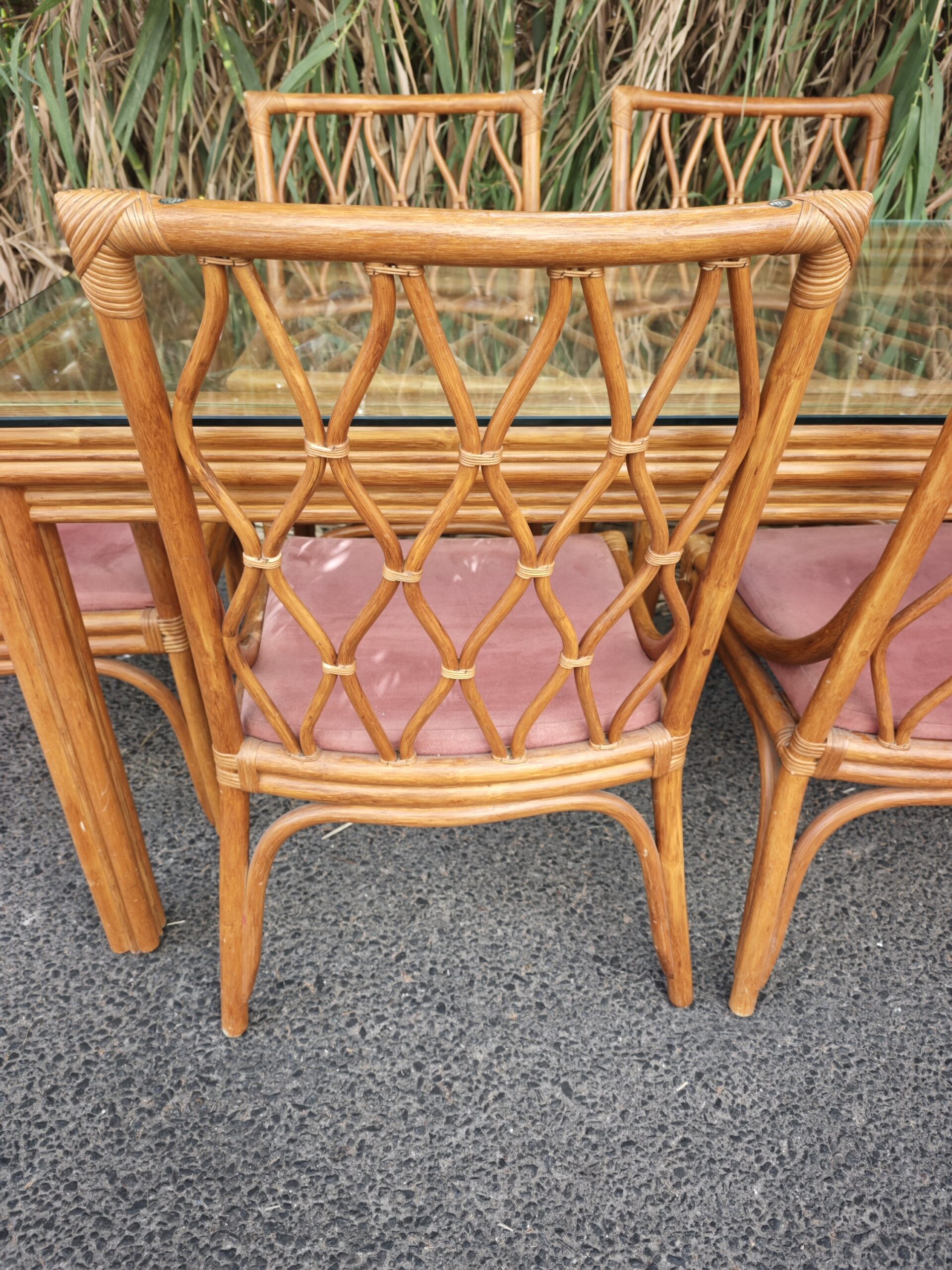 Conjunto Cerdá de Bambú Mid Century 5 Conjunto Cerdá de Bambú Mid Century - Imagen 5