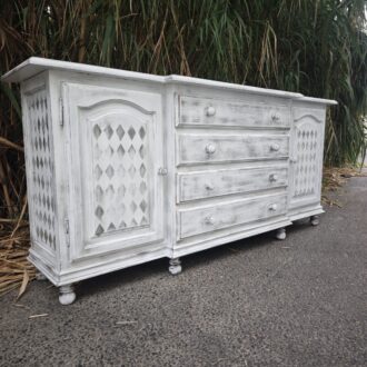 Aparador Provenzal Blanco Decapado Shabby Chic 6 1000648346