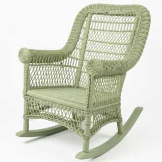 Inicio 6 Mecedora Vintage de Ratán y Mimbre