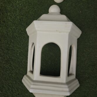 Apliques de pared de cerámica blanca tipo farol 6 1000681356