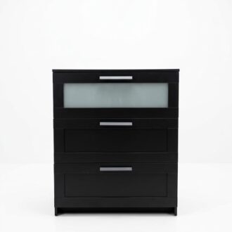 IKEA BRIMNES black chest of drawers 33 drawers