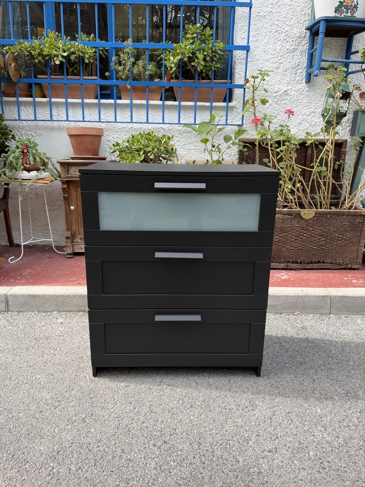 IKEA BRIMNES chest of drawers black 4rs black44- Image Cómoda IKEA BRIMNES negra - Image 4