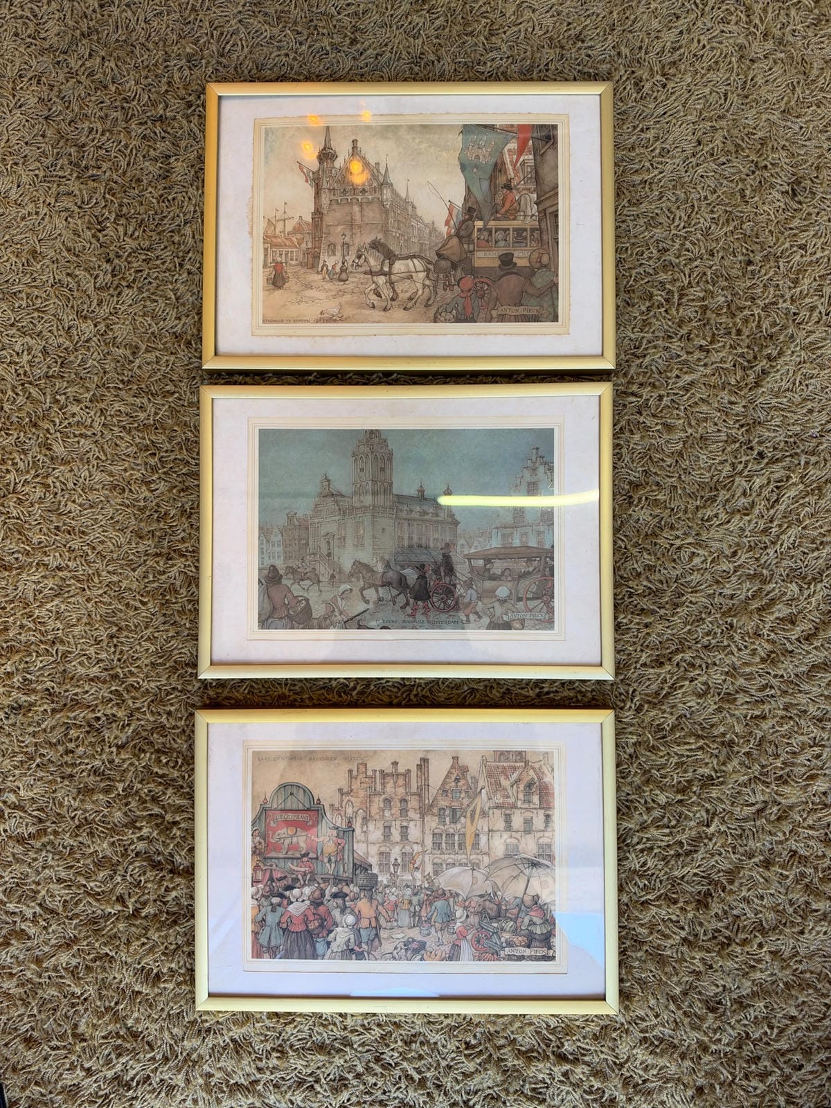 Set of 3 vintage prints Anton Pieck 2mage Conjunto 3 láminas vintage Anton Pieck - Image 2