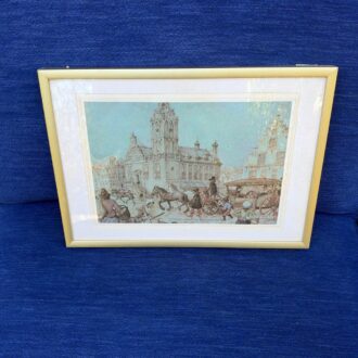 Set of 3 vintage prints Anton Pieck 8 Conjunto 3 laminas vintage Anton Pieck 3