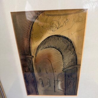 Dibujo original a tinta de Ahmad Ismail 1