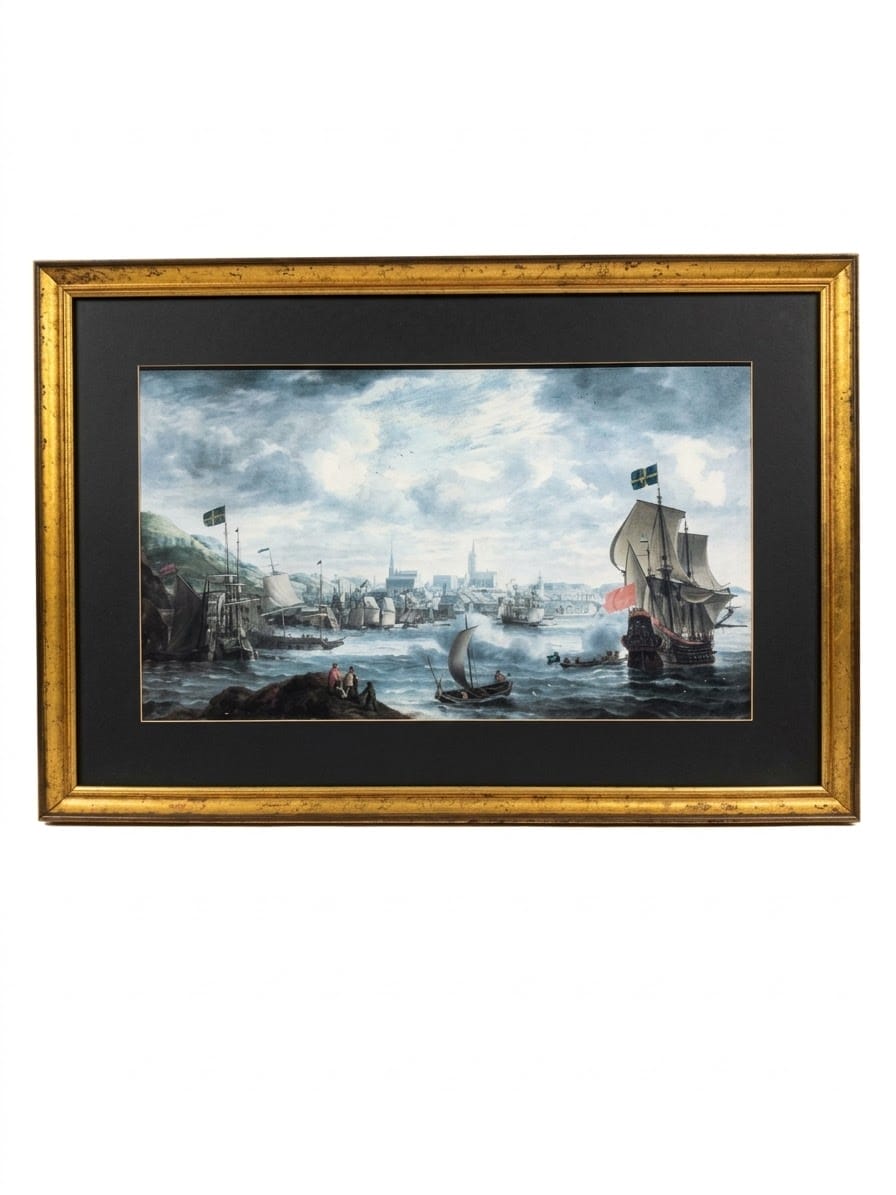 Port of Stockholm Art Print by Bonaventura Peeters 1tion Lámina Puerto de Estocolmo de Bonaventura Peeters coleccion