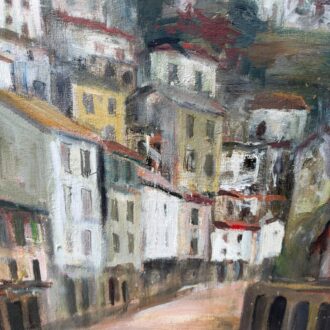 Cudillero oil painting signed A. Río – Agustí Río 5 Oleo de Cudillero firmado A. Rio Agusti Rio 2