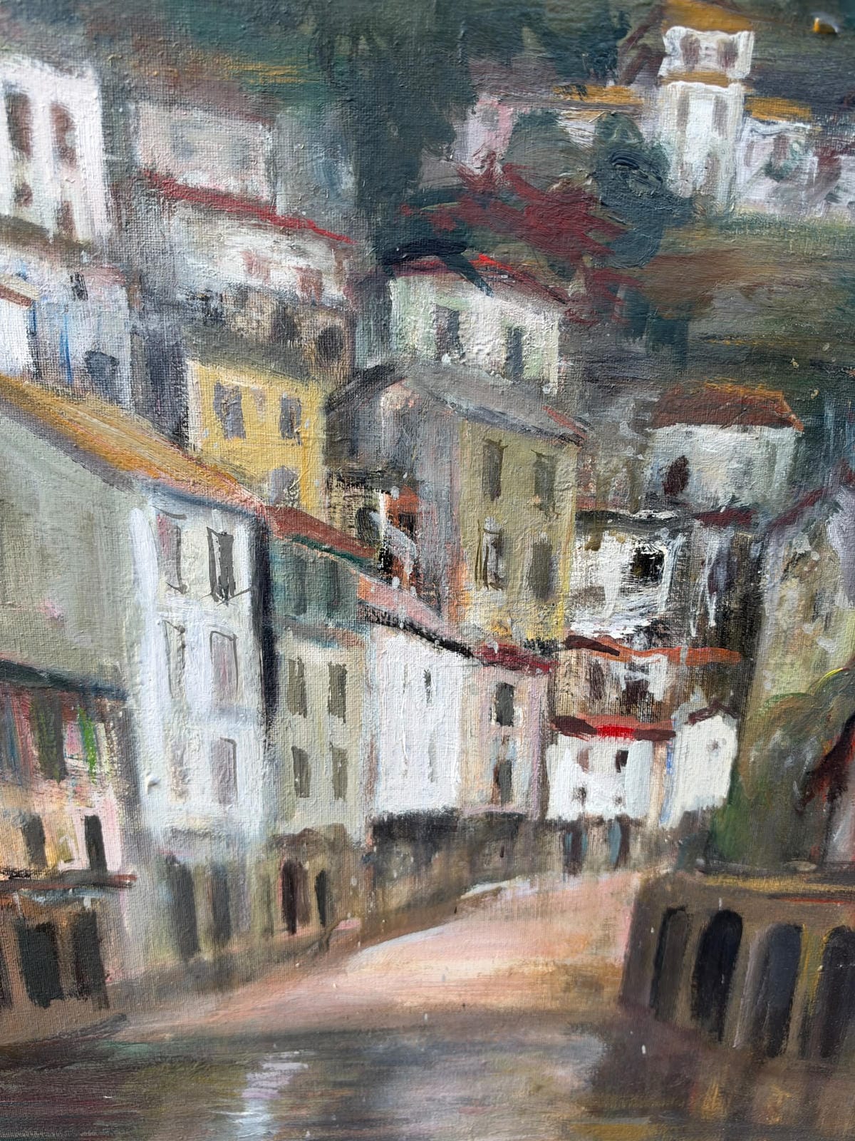 Cudillero oil painting signed A. Río – Agustí Río 3o33- Image Óleo de Cudillero firmado A. Río – Agustí Río - Image 3