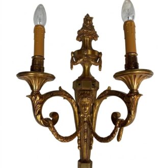 Mariner Musa wall light in bronze with French gold finish luxury signature
