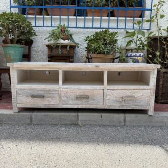 Pickled White Mango Wood TV Cabinet 8 img 4321 scaled