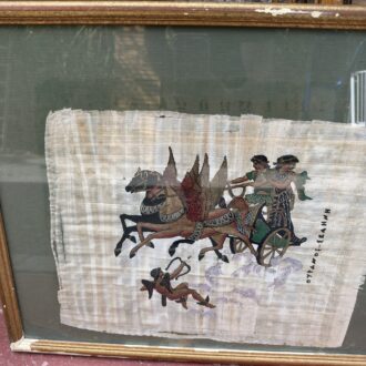 Pareja de cuadros de papiro con escenas de la antigua Grecia – 60 × 50 cm 6 img 4333 scaled