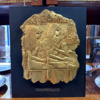 Relieve egipcio decorativo de la tumba del visir Ramose 5 relieve egipcio tumba visir ramose dorado